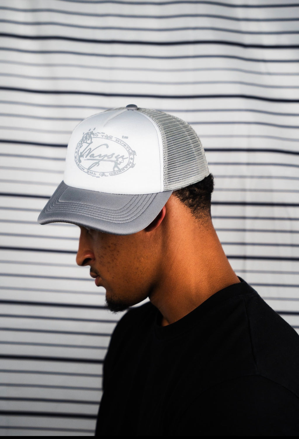 Grey Waysu Trucker