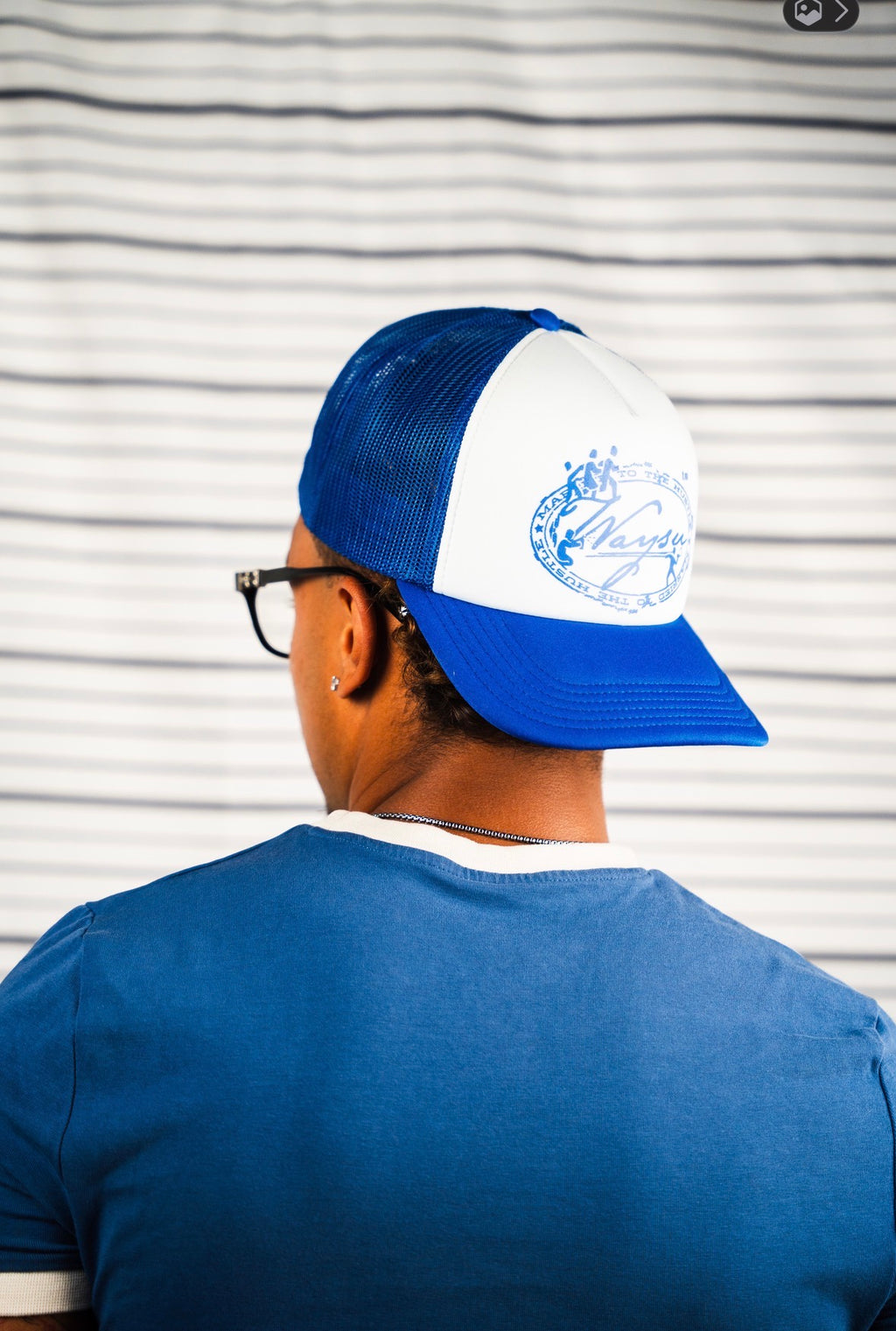 Blue Waysu Trucker