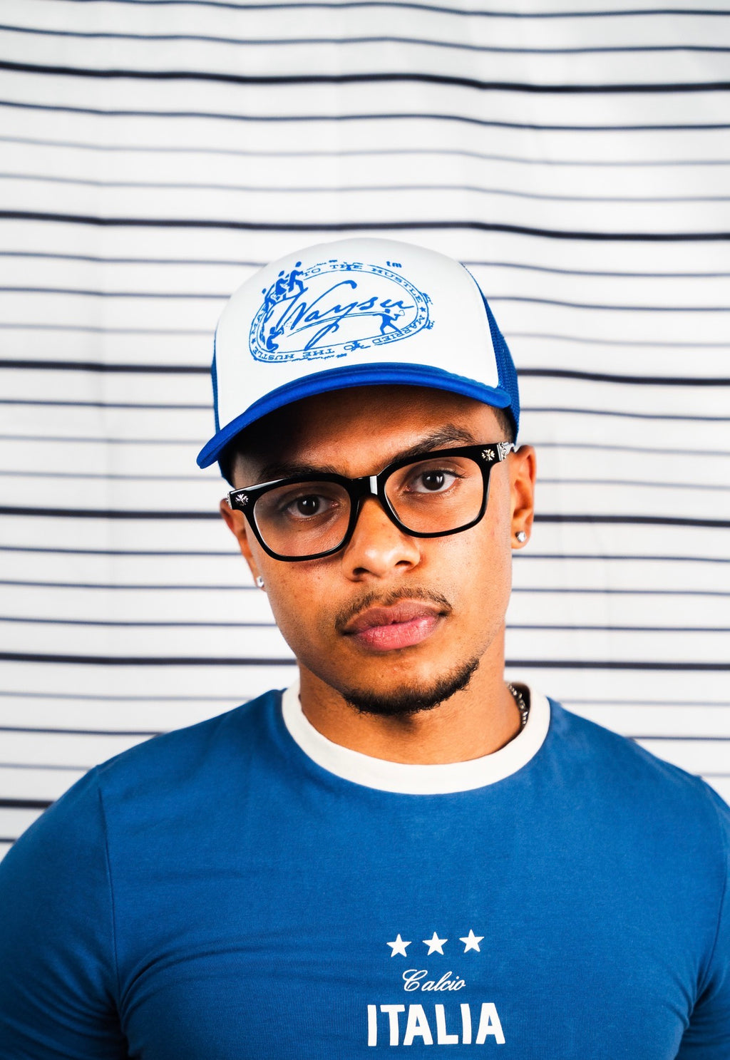 Blue Waysu Trucker